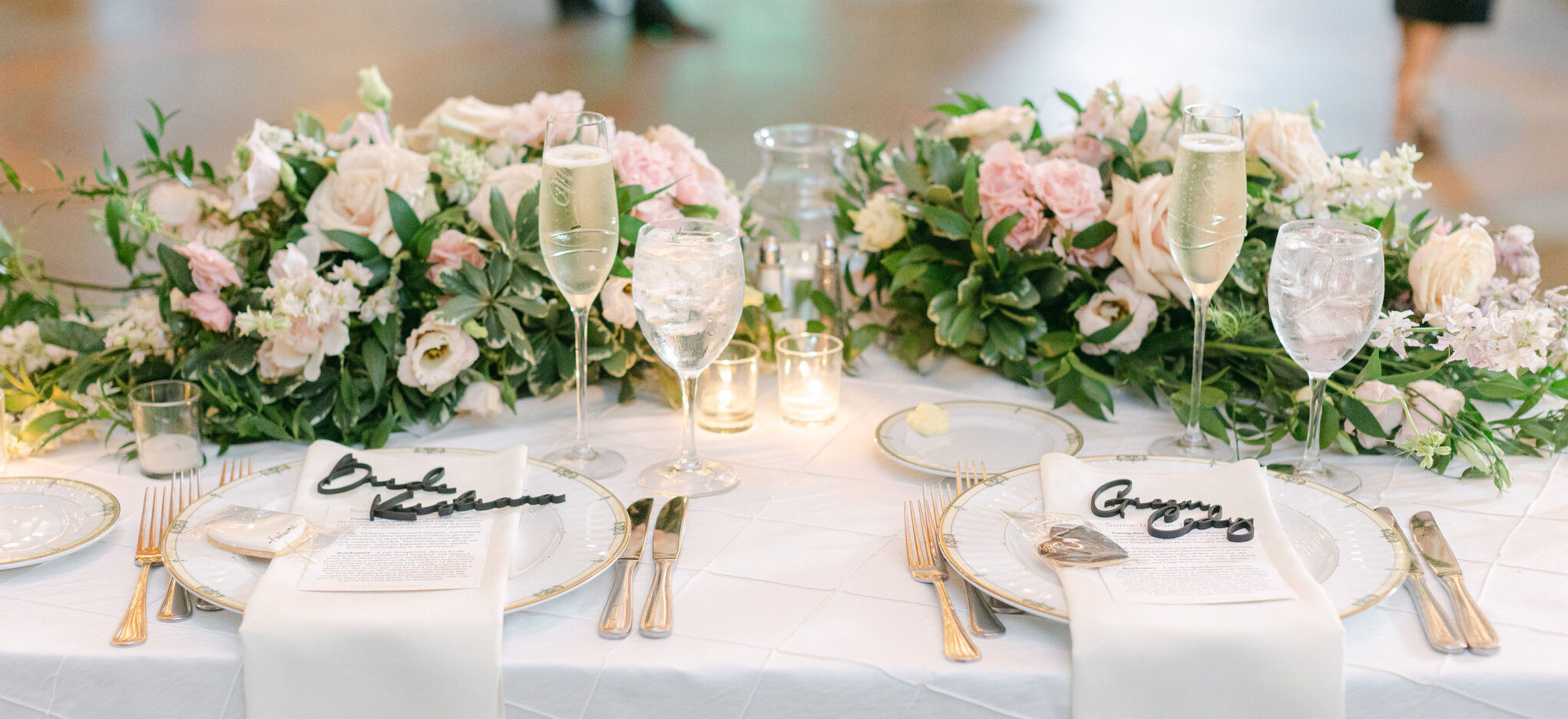elegant events florist - floral bouquet - bridesmaid bouquets - - philadelphia wedding reception - reception floral centerpiece - sweetheart table - table centerpiece