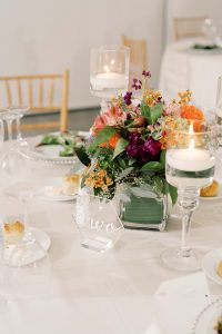Brittney & Dwayne - Philly Wedding - Wedding Centerpiece - Floral Arrangement - Wedding Reception