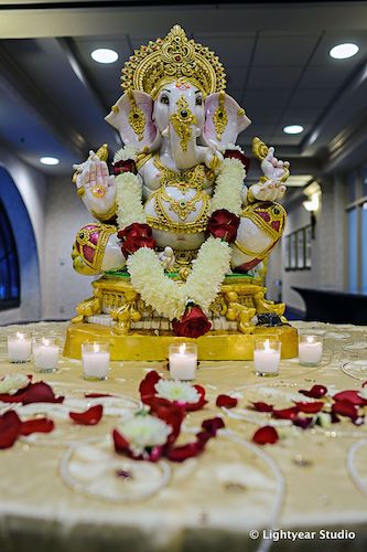 Gnesh - Lord Ganesh - Ganesh Pooja - Indian wedding ceremony - Philadelphia Indian weddings