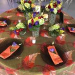 Elegant Events Florist - philadelphia pa - guest table - tropical