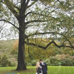 Elegant Events Florist - Philadelphia wedding florist - fall bridal bouquet - orange calla lily - yellow roses - mango calla lily - villanova conference center - villano pa - bg productions photography and videography - bride and groom