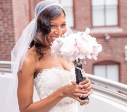 Elegant Events Florist - Philadelphia wedding florist - pink and white peony bouquet - Le Meridien - Philadlephia PA - center city - phildelphia